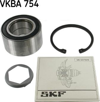 SKF VKBA 754 - Kit cuscinetto ruota www.autoricambit.com