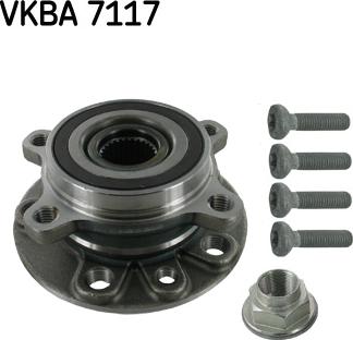SKF VKBA 7117 - Kit cuscinetto ruota www.autoricambit.com