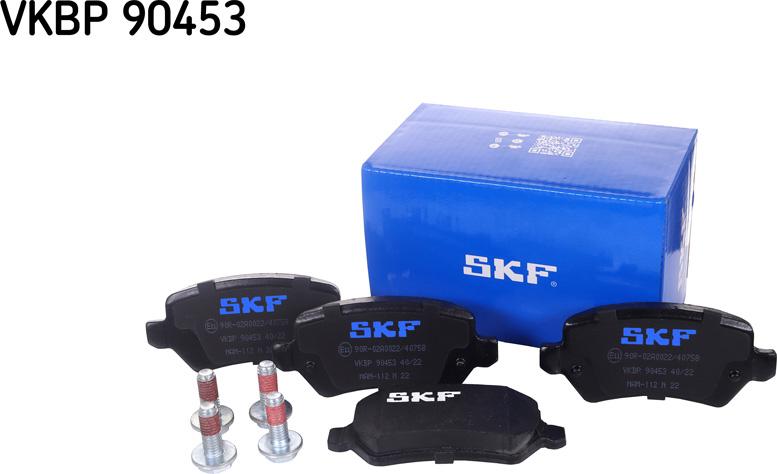 SKF VKBP 90453 - Kit pastiglie freno, Freno a disco www.autoricambit.com