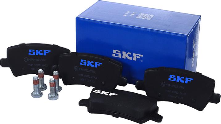 SKF VKBP 90582 - Kit pastiglie freno, Freno a disco www.autoricambit.com
