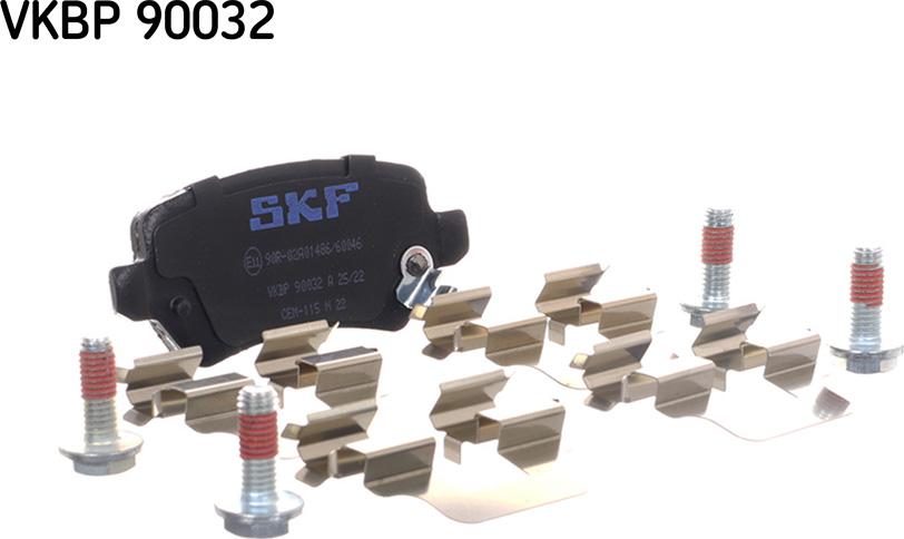 SKF VKBP 90032 A - Kit pastiglie freno, Freno a disco www.autoricambit.com