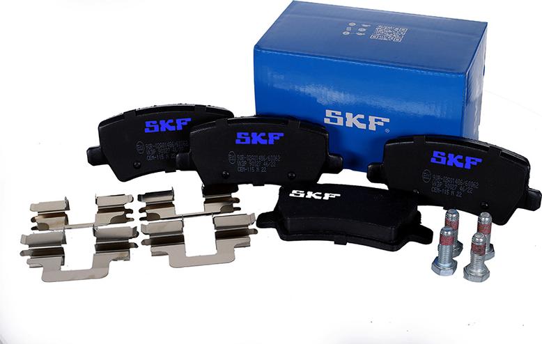 SKF VKBP 90027 - Kit pastiglie freno, Freno a disco www.autoricambit.com