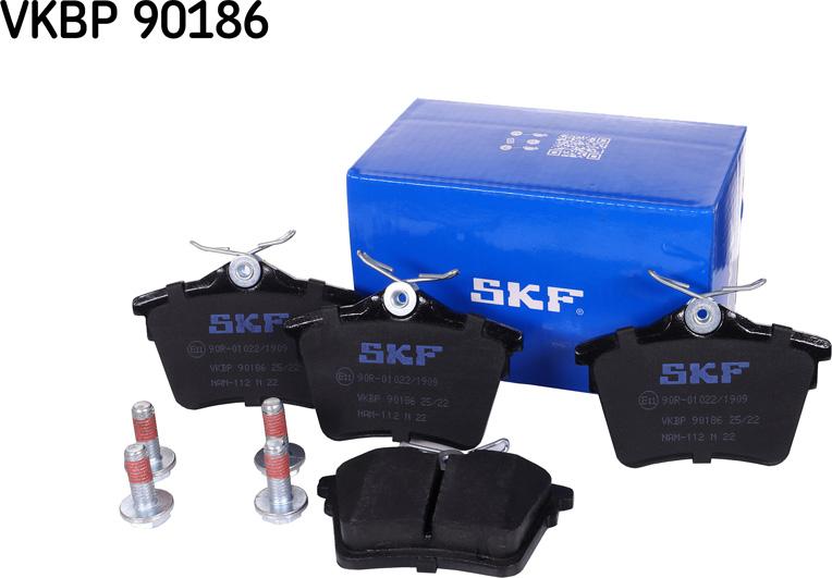 SKF VKBP 90186 - Kit pastiglie freno, Freno a disco www.autoricambit.com