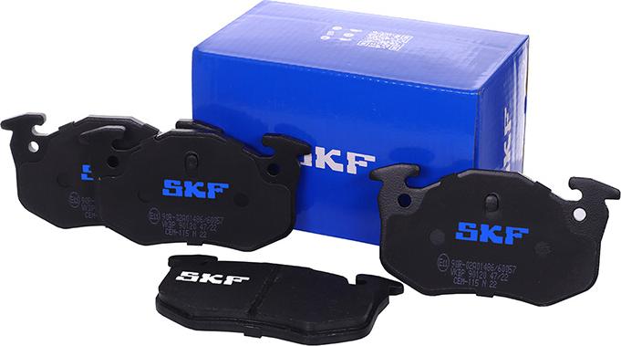 SKF VKBP 90120 - Kit pastiglie freno, Freno a disco www.autoricambit.com