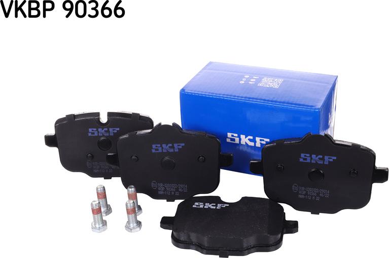 SKF VKBP 90366 - Kit pastiglie freno, Freno a disco www.autoricambit.com