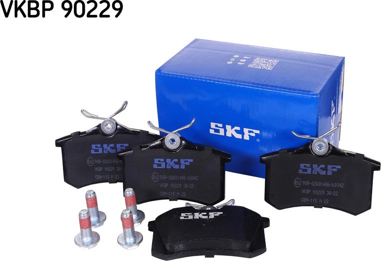 SKF VKBP 90229 - Kit pastiglie freno, Freno a disco www.autoricambit.com