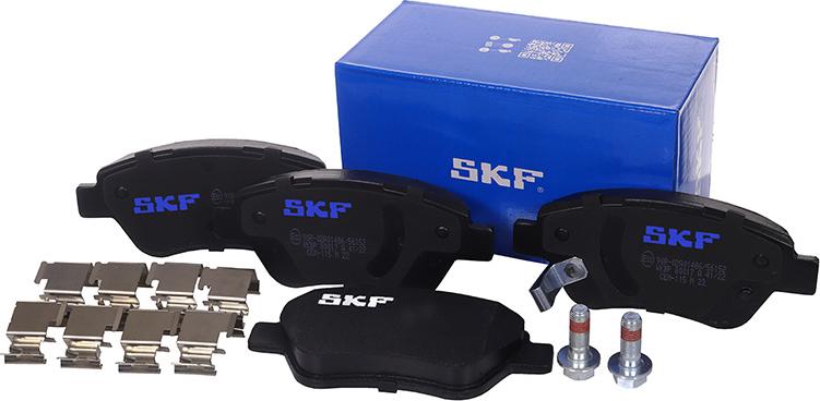 SKF VKBP 80017 A - Kit pastiglie freno, Freno a disco www.autoricambit.com