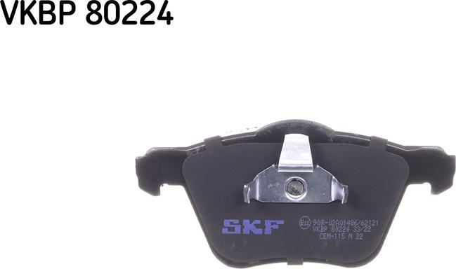 SKF VKBP 80224 - Kit pastiglie freno, Freno a disco www.autoricambit.com
