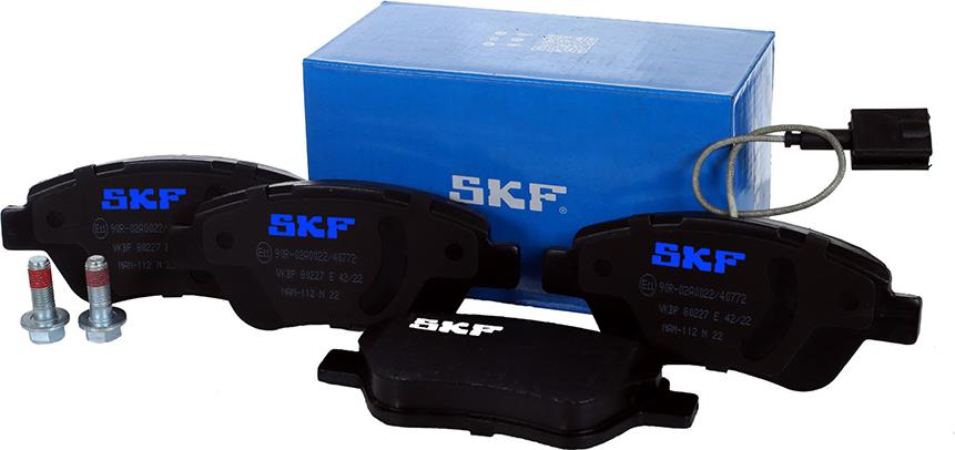 SKF VKBP 80227 E - Kit pastiglie freno, Freno a disco www.autoricambit.com