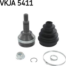 SKF VKJA 5411 - Kit giunti, Semiasse www.autoricambit.com