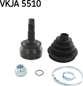 SKF VKJA 5510 - Kit giunti, Semiasse www.autoricambit.com