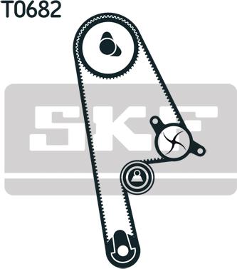 SKF VKMA 93001 - Kit cinghie dentate www.autoricambit.com