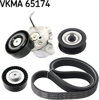 SKF VKMA 65174 - Kit Cinghie Poly-V www.autoricambit.com