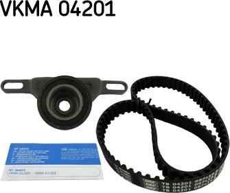 SKF VKMA 04201 - Kit cinghie dentate www.autoricambit.com