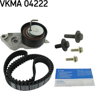 SKF VKMA 04222 - Kit cinghie dentate www.autoricambit.com