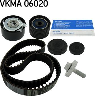SKF VKMA 06020 - Kit cinghie dentate www.autoricambit.com