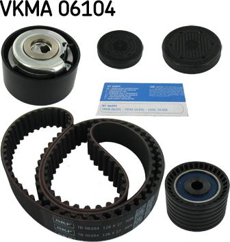 SKF VKMA 06104 - Kit cinghie dentate www.autoricambit.com