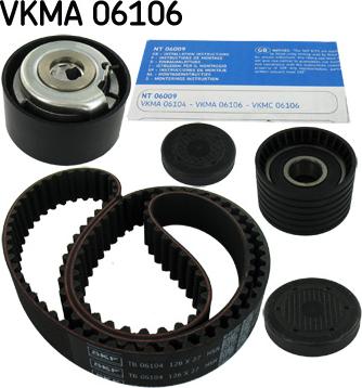 SKF VKMA 06106 - Kit cinghie dentate www.autoricambit.com