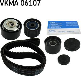 SKF VKMA 06107 - Kit cinghie dentate www.autoricambit.com
