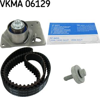 SKF VKMA 06129 - Kit cinghie dentate www.autoricambit.com