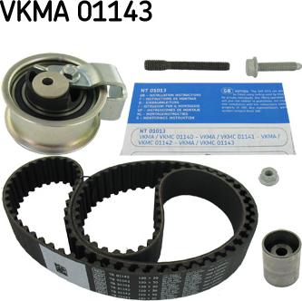 SKF VKMA 01143 - Kit cinghie dentate www.autoricambit.com