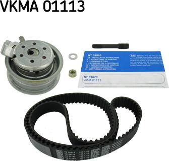 SKF VKMA 01113 - Kit cinghie dentate www.autoricambit.com
