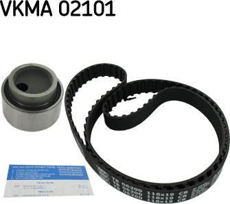 SKF VKMA 02101 - Kit cinghie dentate www.autoricambit.com