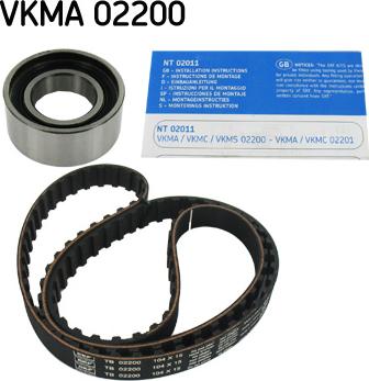SKF VKMA 02200 - Kit cinghie dentate www.autoricambit.com