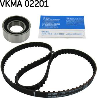 SKF VKMA 02201 - Kit cinghie dentate www.autoricambit.com