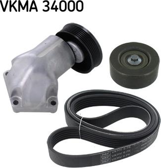 SKF VKMA 34000 - Kit Cinghie Poly-V www.autoricambit.com