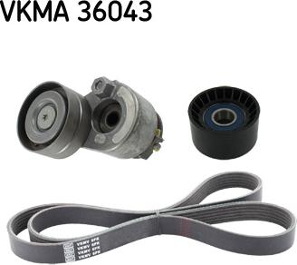 SKF VKMA 36043 - Kit Cinghie Poly-V www.autoricambit.com