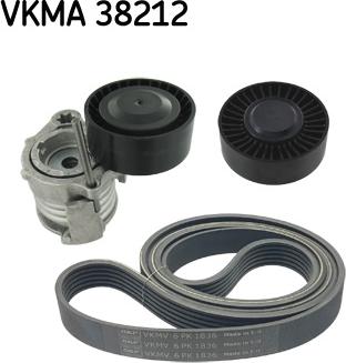 SKF VKMA 38212 - Kit Cinghie Poly-V www.autoricambit.com
