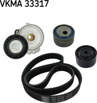 SKF VKMA 33317 - Kit Cinghie Poly-V www.autoricambit.com