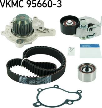 SKF VKMC 95660-3 - Pompa acqua + Kit cinghie dentate www.autoricambit.com