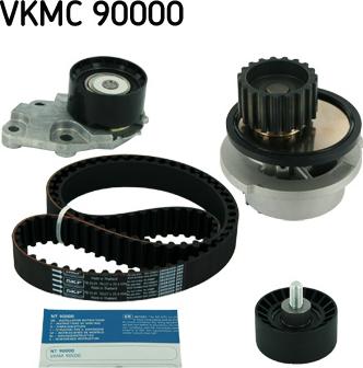SKF VKMC 90000 - Pompa acqua + Kit cinghie dentate www.autoricambit.com