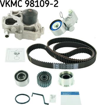 SKF VKMC 98109-2 - Pompa acqua + Kit cinghie dentate www.autoricambit.com