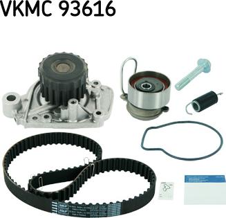 SKF VKMC 93616 - Pompa acqua + Kit cinghie dentate www.autoricambit.com