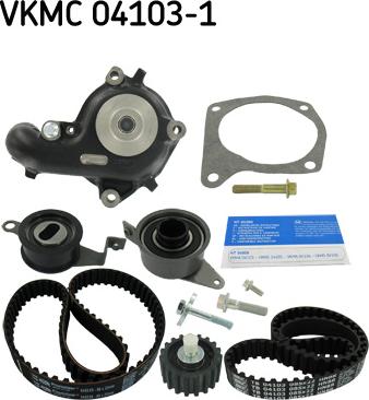 SKF VKMC 04103-1 - Pompa acqua + Kit cinghie dentate www.autoricambit.com