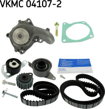 SKF VKMC 04107-2 - Pompa acqua + Kit cinghie dentate www.autoricambit.com
