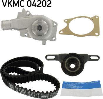 SKF VKMC 04202 - Pompa acqua + Kit cinghie dentate www.autoricambit.com