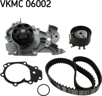 SKF VKMC 06002 - Pompa acqua + Kit cinghie dentate www.autoricambit.com