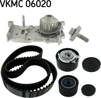 SKF VKMC 06020 - Pompa acqua + Kit cinghie dentate www.autoricambit.com