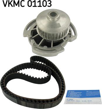 SKF VKMC 01103 - Pompa acqua + Kit cinghie dentate www.autoricambit.com