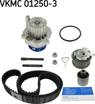 SKF VKMC 01250-3 - Pompa acqua + Kit cinghie dentate www.autoricambit.com