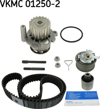 SKF VKMC 01250-2 - Pompa acqua + Kit cinghie dentate www.autoricambit.com