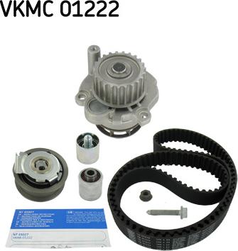 SKF VKMC 01222 - Pompa acqua + Kit cinghie dentate www.autoricambit.com