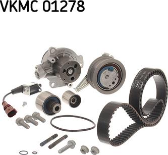 SKF VKMC 01278 - Pompa acqua + Kit cinghie dentate www.autoricambit.com