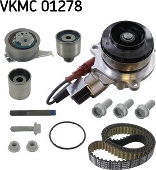 SKF VKMC 01278 - Pompa acqua + Kit cinghie dentate www.autoricambit.com
