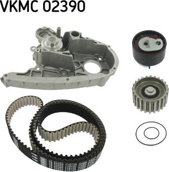 SKF VKMC 02390 - Pompa acqua + Kit cinghie dentate www.autoricambit.com