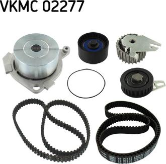 SKF VKMC 02277 - Pompa acqua + Kit cinghie dentate www.autoricambit.com